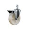 Service Caster 5'' Nylon Wheel Swivel 3/4'' Square Stem Caster with Brake SCC-SQ20S514-NYS-PLB-34 - alternate 1